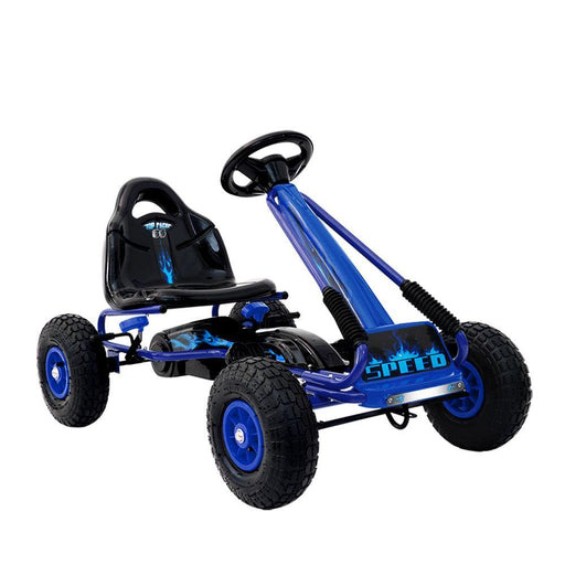 Rigo Kids Pedal Go Kart Car Ride On Toys Racing Bike Rubber Tyre Adjustable Seat - LittleHoon's