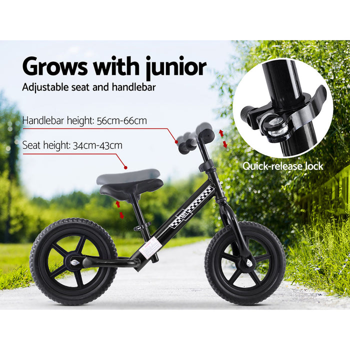 Rigo Kids Balance Bike 12" |Bikes Black