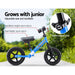 Rigo Kids Balance Bike Ride 12" | Bikes Blue