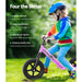 Rigo Kids Balance Bike 12" | Pink