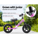 Rigo Kids Balance Bike 12" | Pink