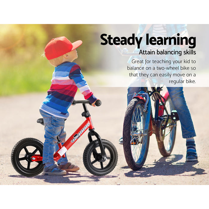 Rigo Kids Balance Bike 12"| Red