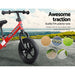 Rigo Kids Balance Bike 12"| Red