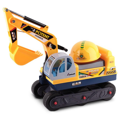 Keezi Kids Ride On Excavator - Yellow - LittleHoon's