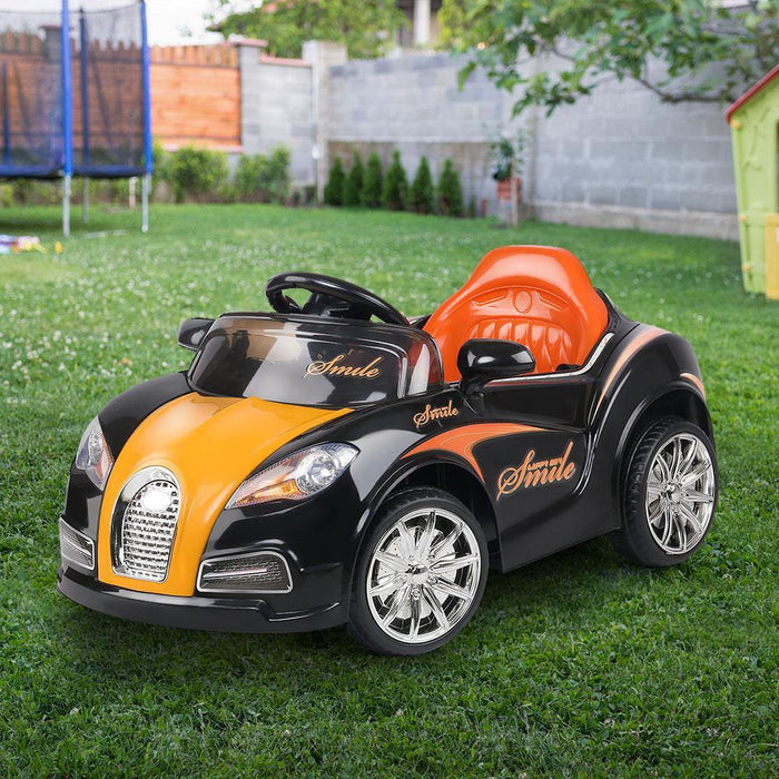 Rigo Kids Ride On Car  - Black & Orange - LittleHoon's