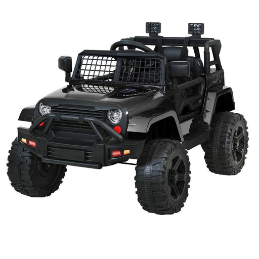 Rigo Jeep inspired Kids Electric 12v Ride On Car With Remote Control | Black - LittleHoon's