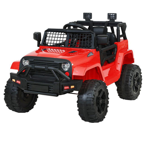 Rigo Jeep inspired Kids Electric 12v Ride On Car With Remote Control | Red - LittleHoon's