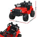 Rigo Jeep inspired Kids Electric 12v Ride On Car With Remote Control | Red - LittleHoon's