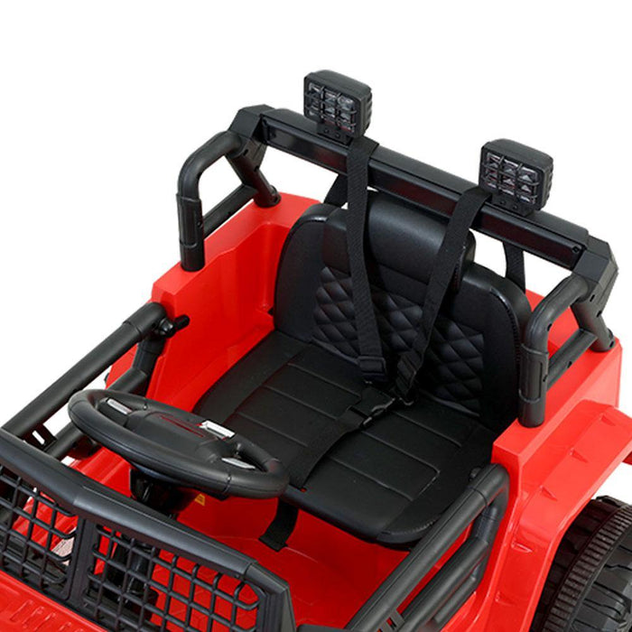 Rigo Jeep inspired Kids Electric 12v Ride On Car With Remote Control | Red - LittleHoon's