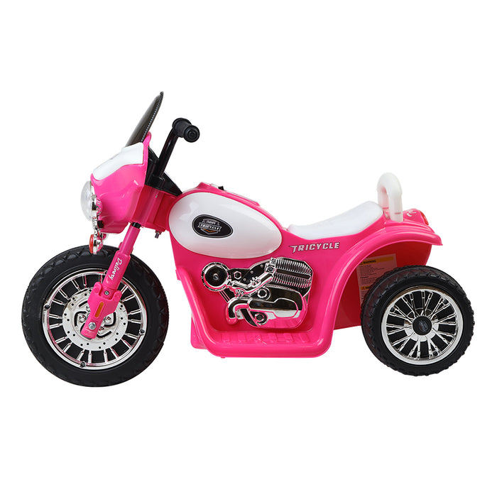 Police Harley Davidson inspired Rigo 6v Kids Ride On Motorbike | Pink