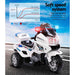 Kids Ride On 12v Motorbike Rigo Police Car | White - LittleHoon's