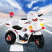 Rigo Kids Ride On Motorbike Motorcycle Car Toys White - LittleHoon's