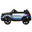 Rigo Kids Ride Car Inspired Patrol Police Electric Toy Cars Black - LittleHoon's