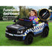 Rigo Kids Ride Car Inspired Patrol Police Electric Toy Cars Black - LittleHoon's