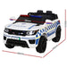 Rigo Kids Ride On Car Inspired Patrol Police Electric Powered Toy Cars White - LittleHoon's