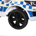 Rigo Kids Ride On Car Inspired Patrol Police Electric Powered Toy Cars White - LittleHoon's