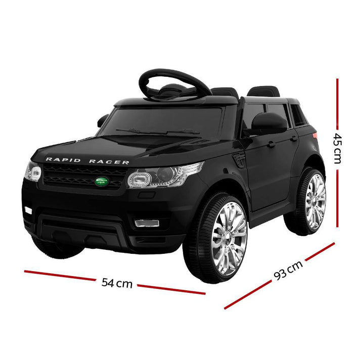 Rigo Kids Ride On Car Electric 12V Black - LittleHoon's