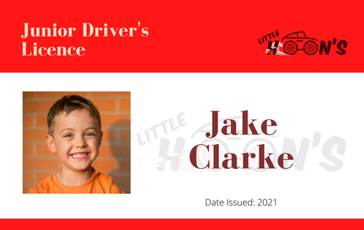 Little Hoon's Junior Drivers Licence