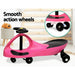 Rigo Kids Ride On Swing Car  - Pink - LittleHoon's