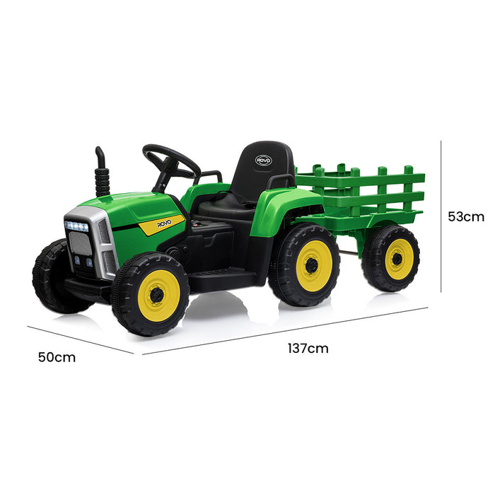 Ride on clearance battery tractor